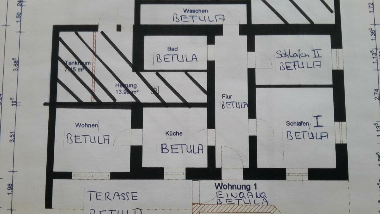 Ferienwohnung Betula Furstenstein Экстерьер фото
